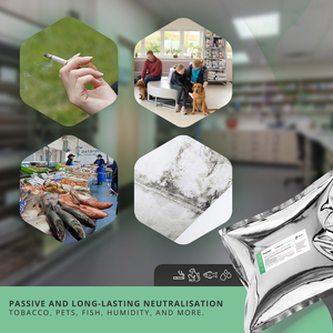 Polymer cộng với mùi trung hòa công thức màu xanh lá cây: thuốc lá, vật nuôi, cá và độ ẩm mùi-thành phẩm - Product Image 3