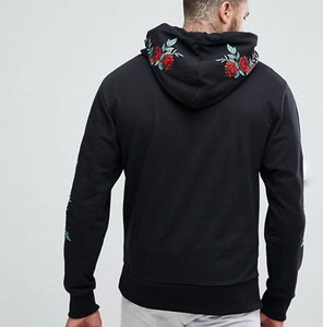 Sudadera con Capucha para Hombre, Estilo Holgado, 100% Algodón, Gruesa, Lisa, con Bolsillo y Estampado o Bordado Personalizado, Venta al Por Mayor - Product Image 2