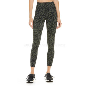 Leggings de yoga informales para mujer Último estilo Transpirable Cómodo con logotipo personalizable en la cintura media Venta caliente MOQ bajo - Product Image 2