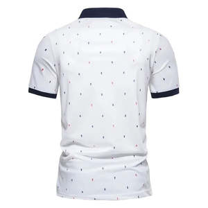 Polos con estampado sencillo para hombre, ropa informal, polos de algodón para hombre, nuevos polos transpirables de verano para hombre - Product Image 2