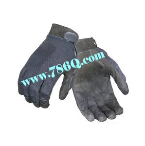 Gants de travail moyens avec doublure Twaron Keevlaar Gants en cuir synthétique à écran tactile pour officiers du Pakistan - Product Image 1