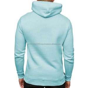 Sweat-shirt pour homme de haute qualité 100%, design de broderie personnalisé, sweat-shirt à capuche uni, vêtements de jogging, sweat-shirt uni pour homme - Product Image 2