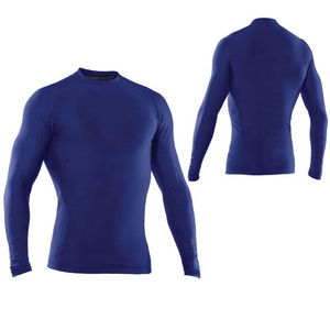 Capa base de manga larga térmica ligera para hombre, transpirable y cálida, ideal para capas y ropa deportiva. - Product Image 1