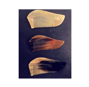 Peigne en corne de boeuf Peigne antistatique Love Bird Gravure Peigne en corne de buffle avec poignée couleur corne naturelle au meilleur prix - Product Image 5