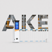 Barrera Automática AKE con Cámara ANPR, Sistema de Gestión de Estacionamiento, Pantalla LCD, Vidrio Templado AG, Motor sin Escobillas IP54, TCP/IP