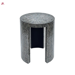 Mesa de Centro de Nácar Negra al por Mayor, Muebles con Incrustaciones de Concha Hechos a Mano para Interiores de Diseño, de Vietnam - Product Image 3