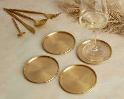 Posavasos de latón más demandados, alfombrillas y almohadillas, vajilla hecha a mano, posavasos de diseño personalizado de Metal, alfombrilla aislante para vajilla - Product Image 6
