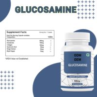 Vanity Vision OEM Glucosamine Chondroïtine Capsules Vitamine C Curcuma Gingembre Rose musquée Formule de supplément naturel d'aminoglucose pour