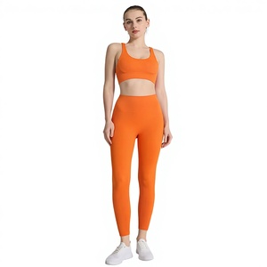 Ensemble de sport pour femmes de haute qualité, vêtements de yoga, soutien-gorge de sport avec leggings extensibles, fabricant en gros - Product Image 1