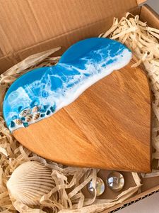 Magnifique planche à découper en résine conçue pour les occasions festives dîners romantiques ou tables à manger d'hôtel - Product Image 6