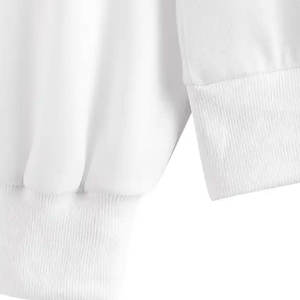 2024 nouveauté hommes dernier Style vêtements d'hiver sweat-shirt Logo personnalisé blanc pull coton hommes sweat au prix de gros - Product Image 4