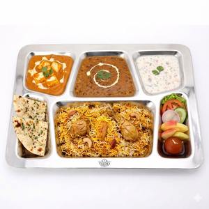 Assiettes de séparation en acier inoxydable pour dîner, restaurant, hôtel, fabrication indienne - Product Image 2