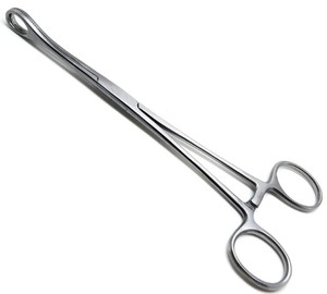 Base d'instruments chirurgicaux Forceps éponge Foerster mâchoires dentelées droites Instruments chirurgicaux de haute qualité pince éponge - Product Image 2