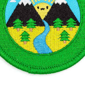 Écusson de broderie crochet et boucle de conception personnalisée de qualité supérieure pour vêtements Écussons brodés personnalisés pour chapeau - Product Image 3