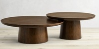 Support à gâteau en bois d'acacia fait main, personnalisable, base robuste, écologique, non toxique, compatible lave-vaisselle et micro-ondes