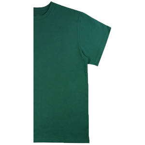 เสื้อยืดแขนสั้นผู้ชายไซส์ใหญ่ คุณภาพสูง ระบายอากาศได้ดี ปักโลโก้ได้ตามต้องการ สีเขียว 220gsm ผ้าฝ้าย 100% - Product Image 5