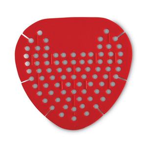 Rejilla desechable para urinario con fragancia a cereza Boardwalk, en forma sólida, color rojo, paquete de 1 docena para uso en baños - Product Image 2