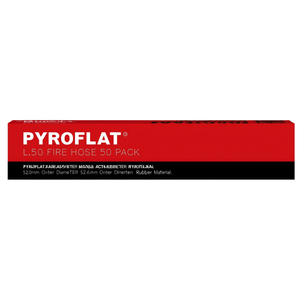 PYROFLAT L.50 Fire <b>Hose</b> 50 Pack 52.0mm Inner Diameter 55.6mm Outer Diameter Rubber Material - Product Image 2