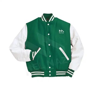 Blouson universitaire imperméable à capuche pour homme, style urbain, avec col montant, en polyester, chaud pour l'hiver - Product Image 1