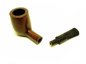 Pipa de Fumar de Madera Lacada de Tallo Largo, Patrón de Grano Único, Agarre Cómodo, Enfriador de Humo, Mejor Filtración, Bajo Costo - Product Image 2