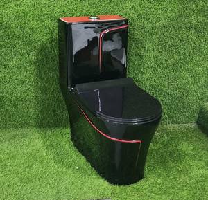 Inodoro de bidé coloreado de artículos sanitarios de una pieza de lujo con trampa en P montada en el suelo para uso doméstico o hotelero - Product Image 6