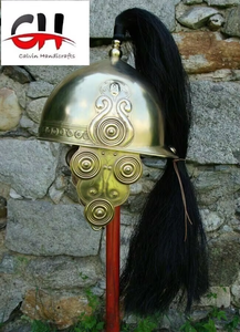 Chevalier médiéval en acier reconstitution classique Celtes casque romain - Product Image 4