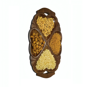 Plateau de service en bois fonctionnel pour collations au café ou repas-Style moderne Écologique et Durable 100pcs quantité minimale de commande - Product Image 1