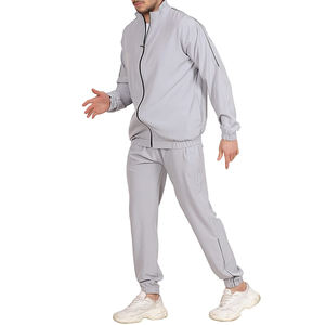 เสื้อวอร์มผู้ชายสำหรับฝึกซ้อมกีฬา,เสื้อวอร์มแขนยาวโลโก้ส่วนตัวชุดวอร์มผู้ชายพิมพ์โลโก้ได้ตามต้องการ - Product Image 3