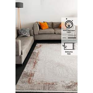 Konfor Elex 5205 tapis tissé moderne 5205 tapis de cuisine de salon matériel de polyester pour la décoration intérieure moderne - Product Image 4