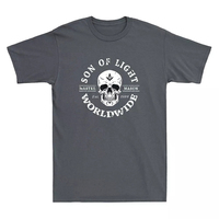 T-shirt vintage pour homme Maître Maçon Son Light Worldwide Franc-Maçonnerie, haute qualité, sur mesure, écologique, séchage rapide, en polaire, à manches courtes