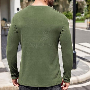 Las camisetas de lana para hombre más vendidas en nuevas existencias Camisetas de lana para hombre Suministro directo de fábrica Camisetas de lana para hombre - Product Image 3