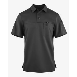 ชุดยูนิฟอร์มผู้ชายสำหรับเจ้าหน้าที่พยาบาล,เสื้อยูนิฟอร์มโรงพยาบาลมีสไตล์ป้องกันริ้วรอยด้วยตนเองพิมพ์โลโก้แบรนด์ - Product Image 5