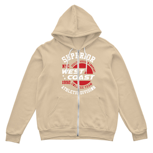 Sweat à capuche zippé en molleton pour homme 100 % coton, coupe oversize, écologique, séchage rapide, anti-plis, anti-boulochage, respirant, anti-rétrécissement - Product Image 4