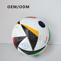 Ballons de football européens n° Ballon de football standard 5, taille 4, pour joueurs de football, 24 ligues, football professionnel, fabriqué à Sialkot