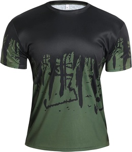 T-shirt décontracté à manches courtes pour hommes, t-shirt graphique sublimé pour une utilisation décontractée et sportive - Product Image 3