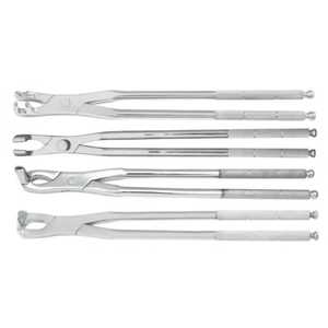 Fórceps para Extracción Dental Equina, Diseño de Punta Larga, Herramienta para Remover Fragmentos de Dientes, Instrumento Veterinario Duradero y Reutilizable - Product Image 2