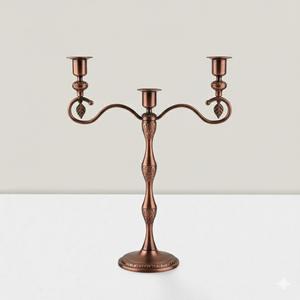 Tall Handcrafted 5 Arm Aluminum <b>Candelabra</b> <b>black</b> Finished for Home and Wedding Party Decoration Centerpiece - Product Image 4