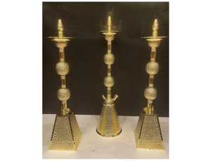 Narguiles de Latón Lacado Martillados a Mano, la Mejor Calidad, Narguile Egipcio de Lujo al por Mayor, Narguile Mini Único de Fundición por Pulso Martillado, Nuevo - Product Image 2