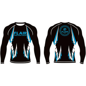 Personalizado Durable Nylon BJJ Rash Guard Larga Protección UV Anti-UV Compresión Camisa Transpirable y Cómodo - Product Image 2