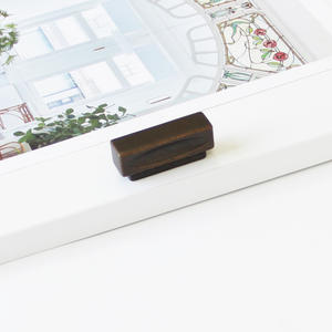 Poignée d'armoire contemporaine en alliage de zinc rainures latérales de traction rectangulaires pour chambre salon cuisine armoire tiroir utilisation - Product Image 5