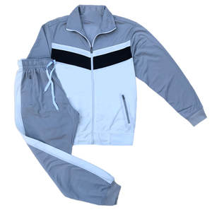 Entrenamiento masculino de alta calidad Impresión de transferencia de calor Diseños personalizados Color sólido Ajustable Nueva moda Hombres Chándales para adultos - Product Image 5