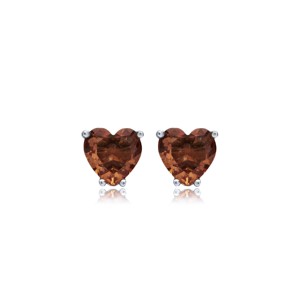 10x10 mm Heart Design Sultanite <b>Stud</b> Earrings Wholesale 925 Sterling <b>Silver</b> Jewelry Turkish Handcrafted - Product Image 1