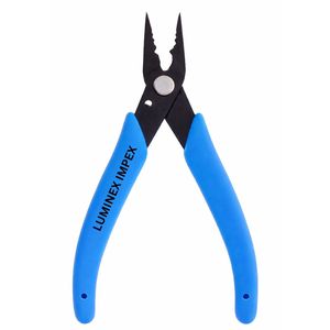 Pince à sertir pour bijoux en acier inoxydable robuste, poignée noire, outil de sertissage 4-en-1, outil de perlage, outil manuel de précision professionnel - Product Image 5