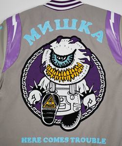 Veste universitaire de haute qualité pour homme, à double boutonnage, coupe ajustée, coupe-vent, respirante, avec logo personnalisé et broderie personnalisée - Product Image 6