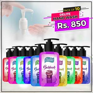 Delite <b>Hand</b> <b>Wash</b> 400ml Pack Of 10 - Product Image 1