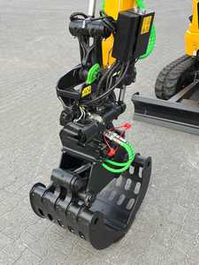รถขุดขนาดเล็ก JCB 36C-1 PRO แบบตีนตะขาบ พร้อมหัวจับและบุ้งกี๋ขุด แบบ Zero Tail Swing สำหรับงานก่อสร้าง ฟาร์ม และจัดสวน - Product Image 2