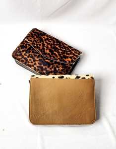 Trendy Leopard Print <b>Women's</b> Clutch Bag Durable Fashionable <b>Handbag</b> with Cover Closure Girls' Own Style - Product Image 4