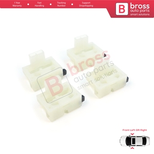 BWR1217-2 4 Pieces Window Regulator Repair <b>Clips</b> Front Door for Cruze MK1 2008-2016 Volt MK1 2010-2015 95382556 - Product Image 4