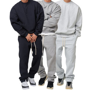 Ensemble de survêtement de haute qualité pour hommes, sweat-shirt à capuche en molleton lourd et jogging, logo personnalisé, ensemble de vêtements de sport deux pièces - Product Image 1