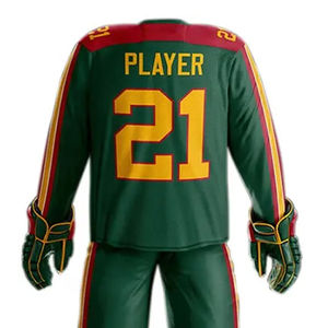 Conception personnalisée sublimation jeune hockey sur glace maillot uniforme de l'équipe pour vêtements de sport OEM nom d'impression prix de gros - Product Image 6